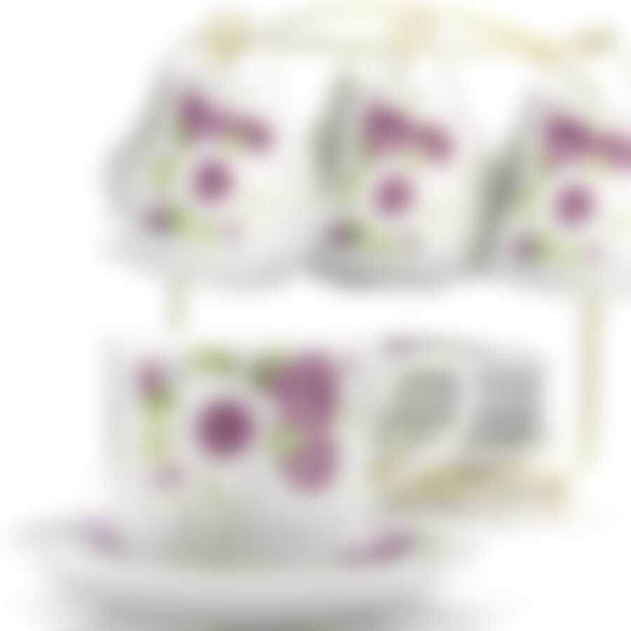 Чайный набор на 6 персон Loraine Цветы, 200 мл