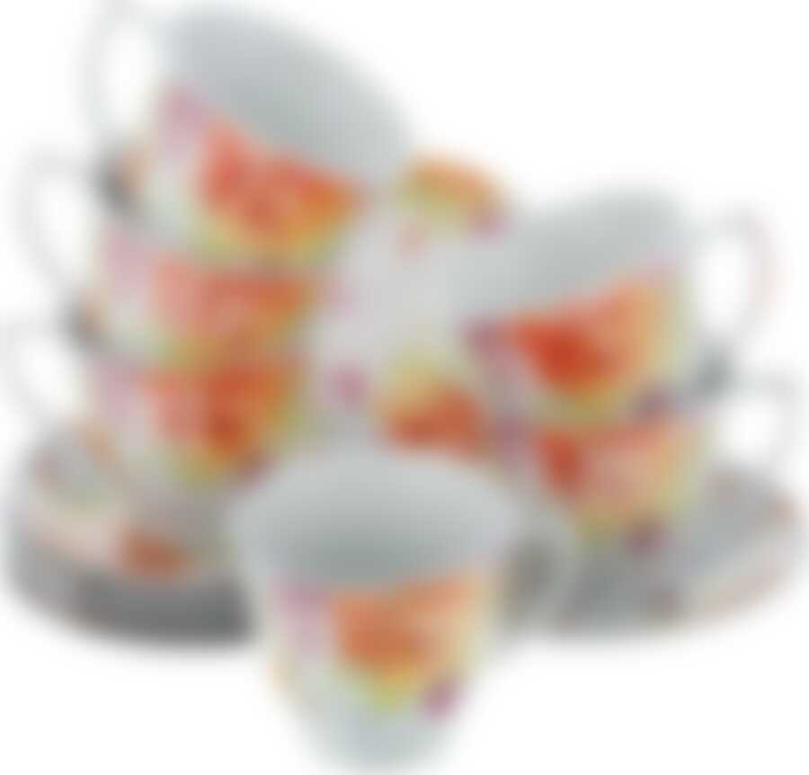 Чайный набор на 6 персон Mayer&Boch Сердце Розы, 220 мл