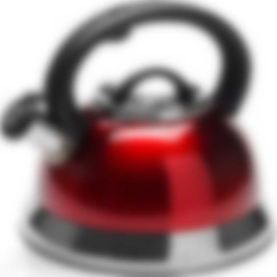 Чайник метал. 3л со свистком КРАСНЫЙ MB(х12) 25746