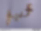 Подсвечник настенный "БАРОККО" длина 21 см