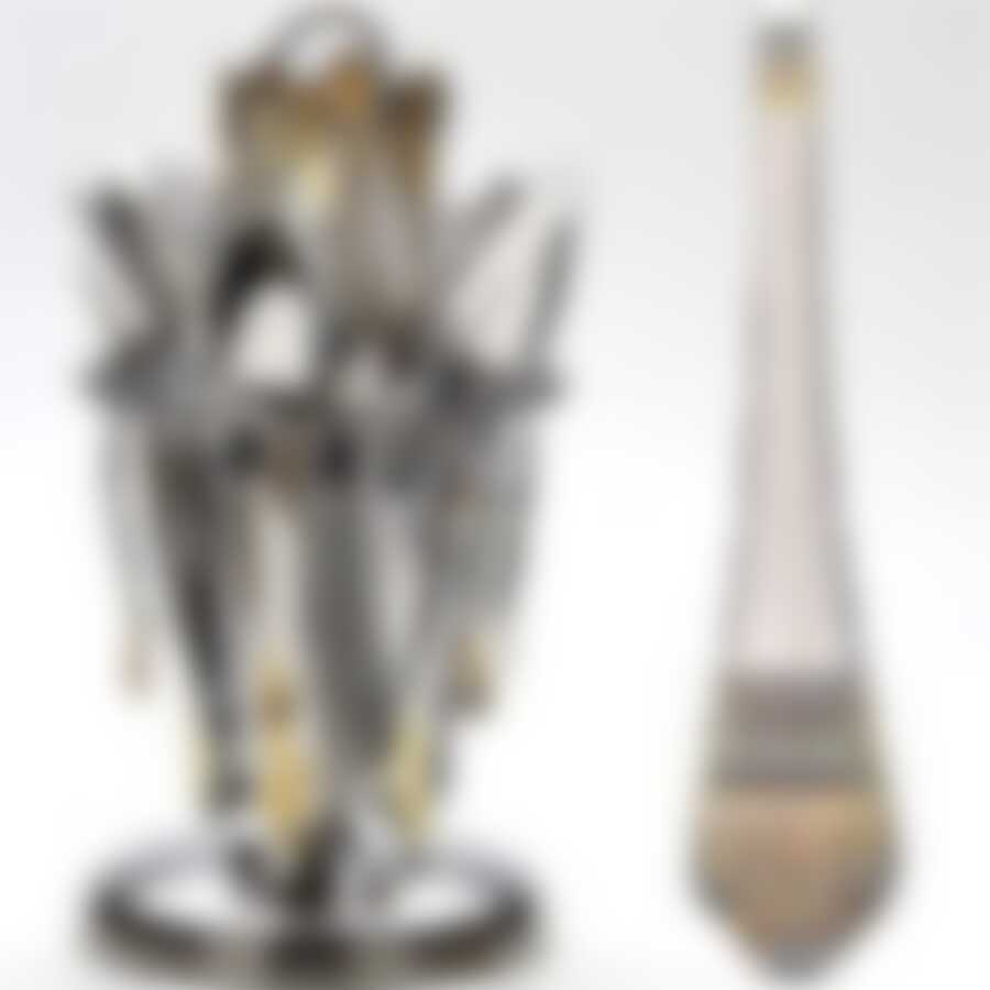 Набор стол/приб 25пр на подст. мет(х6) 23097