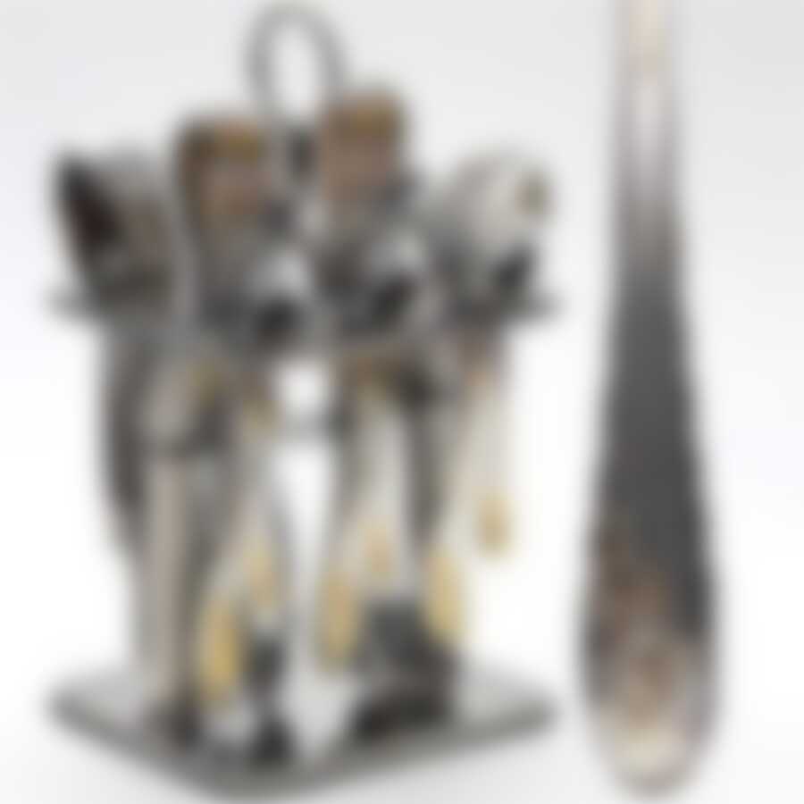 Набор стол/приб 25пр на подст. мет(х6) 23107