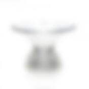 Ваза для фруктов Crystalite Bohemia Rose Frost, H=25,5 см