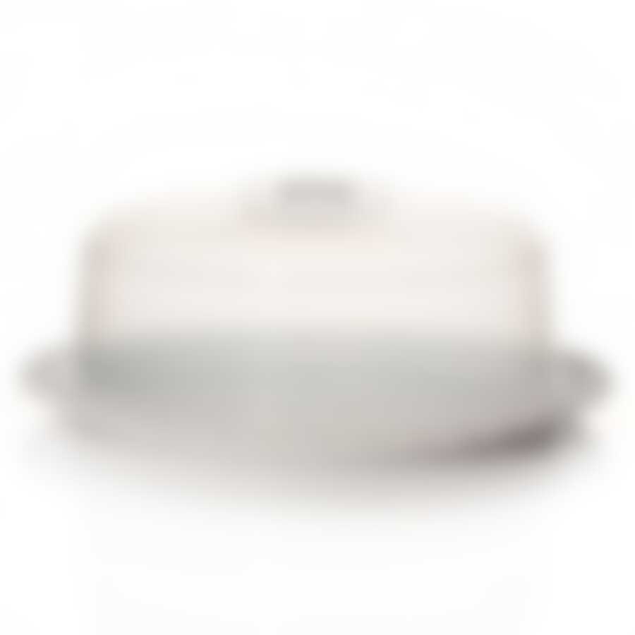 Тортница "Ажур", D=33 см (белая)