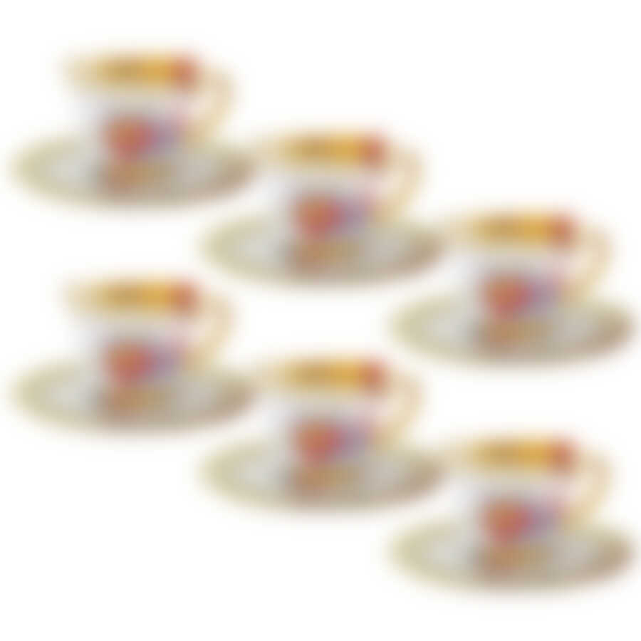 Кофейный набор на 6 персон "Merci Mignon", 12 предметов