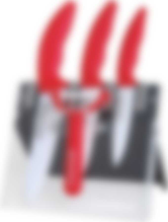 Набор керамических ножей на подставке "Frank Möller", 5 предметов