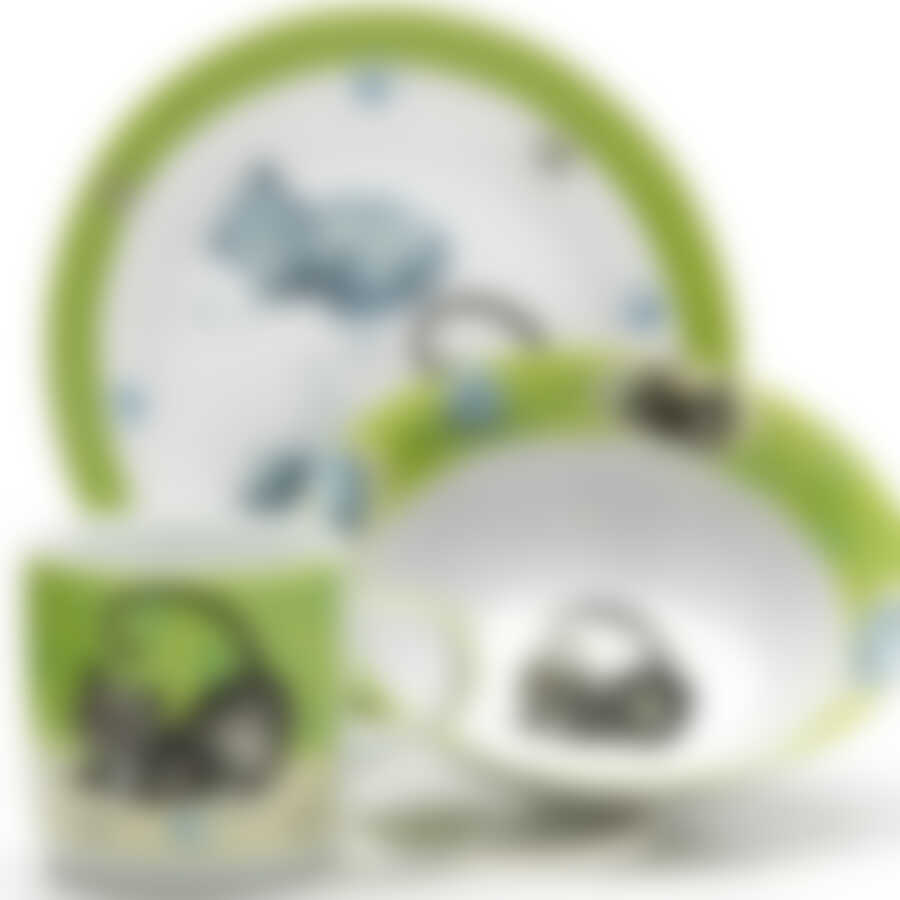 Набор детской посуды 3 предмета Loraine Кошки, арт  SG-26092