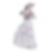 Статуэтка декоративная "ДАМА В ШЛЯПЕ СО СКРИПКОЙ" высота 33 см