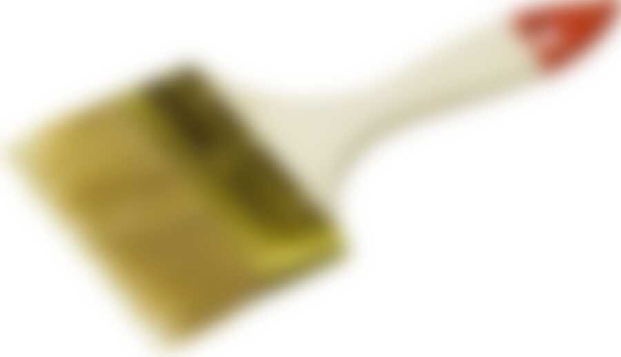 Кисть плоская ЗУБР "УНИВЕРСАЛ-ОПТИМА", светлая щетина, деревянная ручка, 100мм