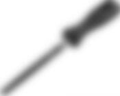 Напильник СИБИН трехгранный с пластиковой рукояткой, 200мм