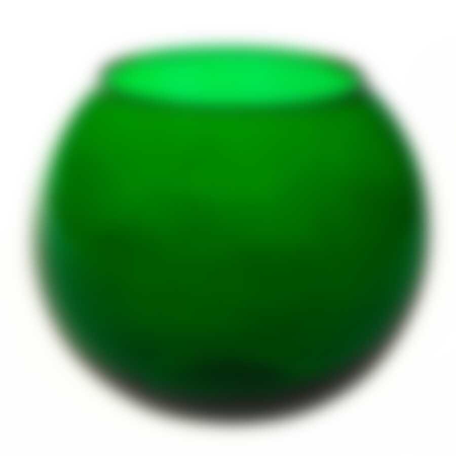 Ваза Workshop "Flora", цвет зеленый, Н=10,5 см