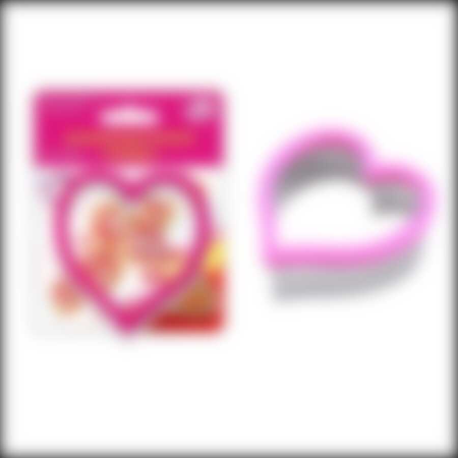 Кулинарная форма "Сердце", 10х10,5х4,5 см  (цвета в ассортименте)