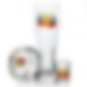 Набор бокалов с пепельницей Relax Флаг, 9 предметов