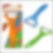 Овощечистка Мультидом "Улыбка - Эконом" (цвета в ассортименте)