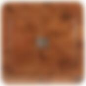 Розетка СВЕТОЗАР "ГАММА" телефонная, одинарная, цвет орех