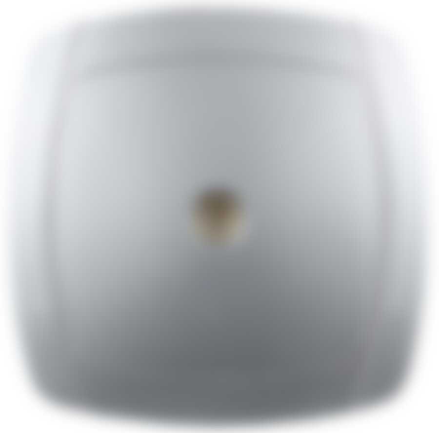 Розетка СВЕТОЗАР "АКЦЕНТ" телевизионная одинарная в сборе, цвет серебристый металлик