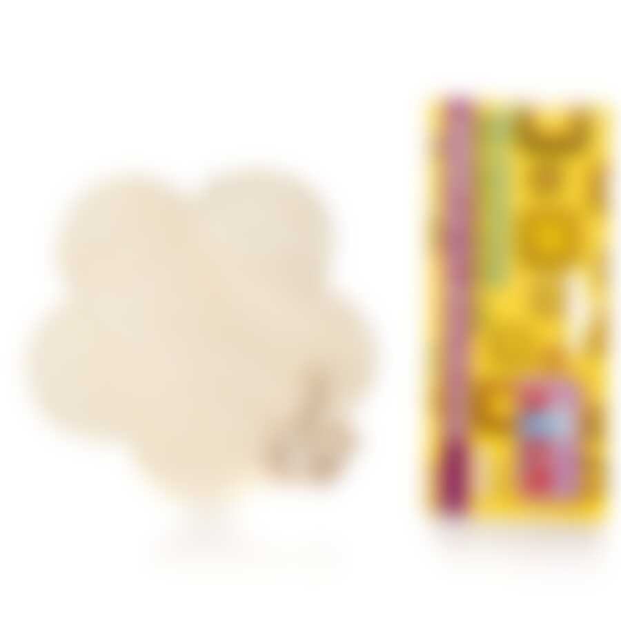 Мочалка из люфы детская цветок 14*14 см