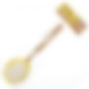 Мочалка из люфы объемная с деревянной ручкой Azur , 42*10*15 см