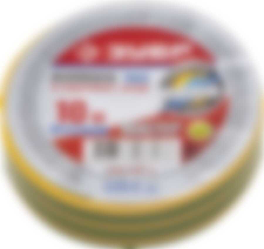 Изолента ЗУБР "МАСТЕР" желто-зеленая, ПВХ, не поддерживающая горение, 6000 В, 15мм х 10м