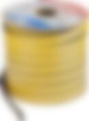 Уплотнитель ЗУБР "ЭКСПЕРТ" промышленный, самоклеящийся, черный, D-профиль, на бобине, 12ммх10мм, 50м