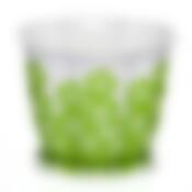 Горшок цветочный "Камелия" 1,5 л с поддоном (зеленый)