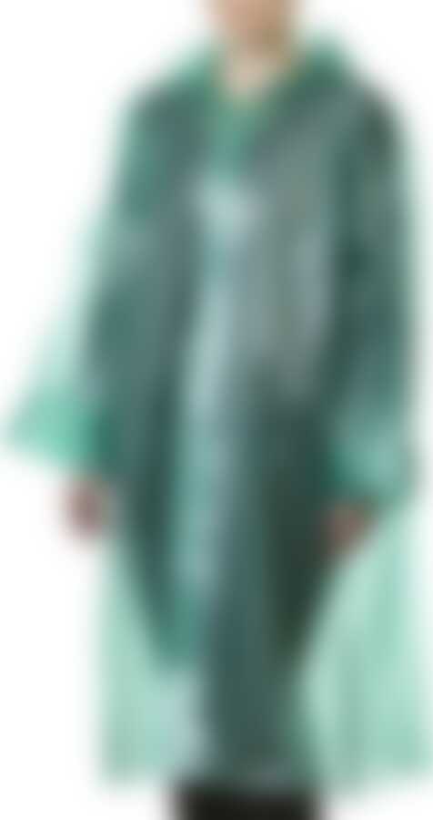 Плащ-дождевик STAYER "MASTER", материал - полиэтилен, универсальный размер, зеленый цвет