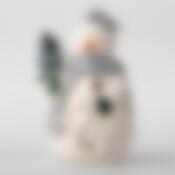 Подсвечник House & Holder "Снеговик с елкой", Н=14 см