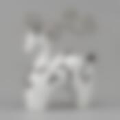 Фигурка декоративная House & Holder "Олень", длина 12 см