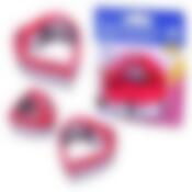 Набор кулинарных форм 3 шт "Сердечки" с пластиковыми ручками