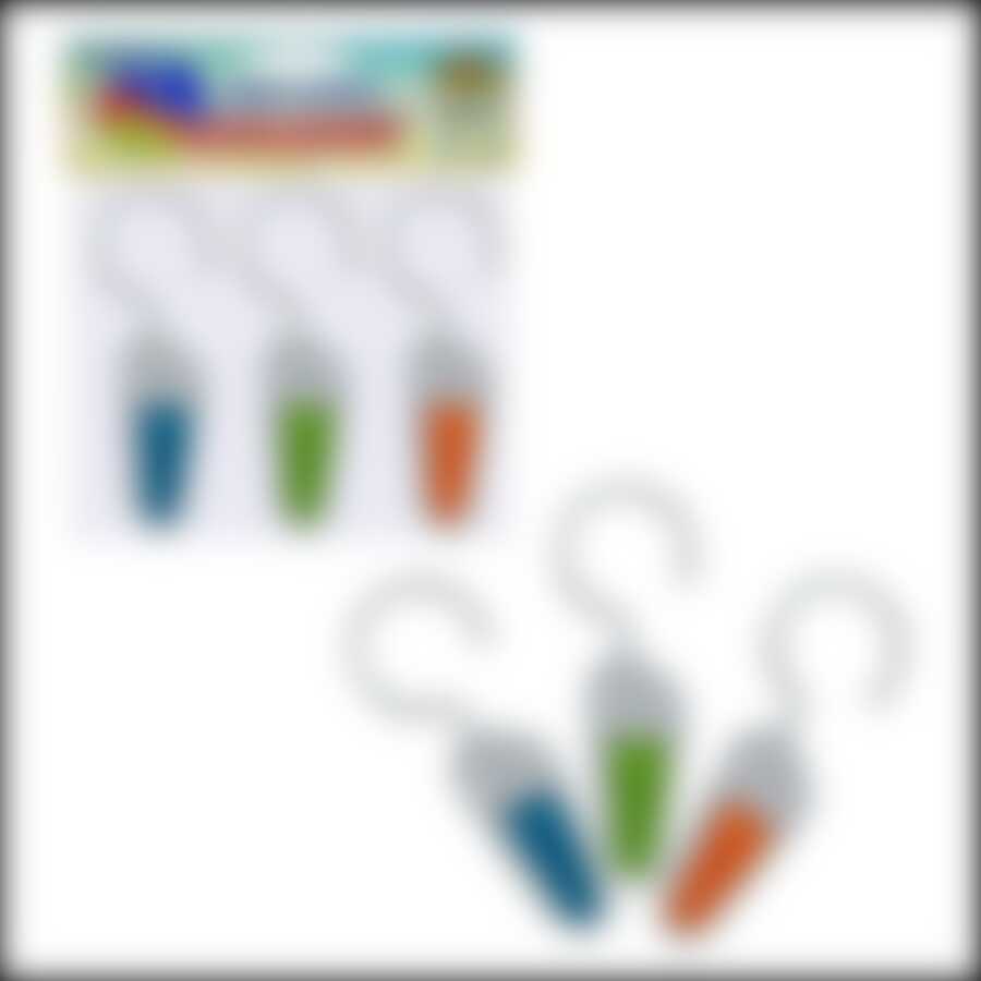 Прищепки для белья с крючком Мультидом, 3 шт