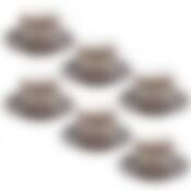 Кофейный набор на 6 персон "Coffee", 12 предметов (цвета в ассортименте)