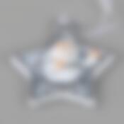 Новогоднее подвесное украшение House & Holder "Дед Мороз" , 7х8 см