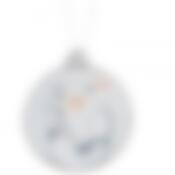 Украшение новогоднее подвесное House & Holder "Дед Мороз", 6,5 х 1,5 х 7,3 см