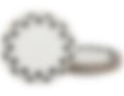 Набор тарелок десертных 6 шт  Black And White, D=19 см