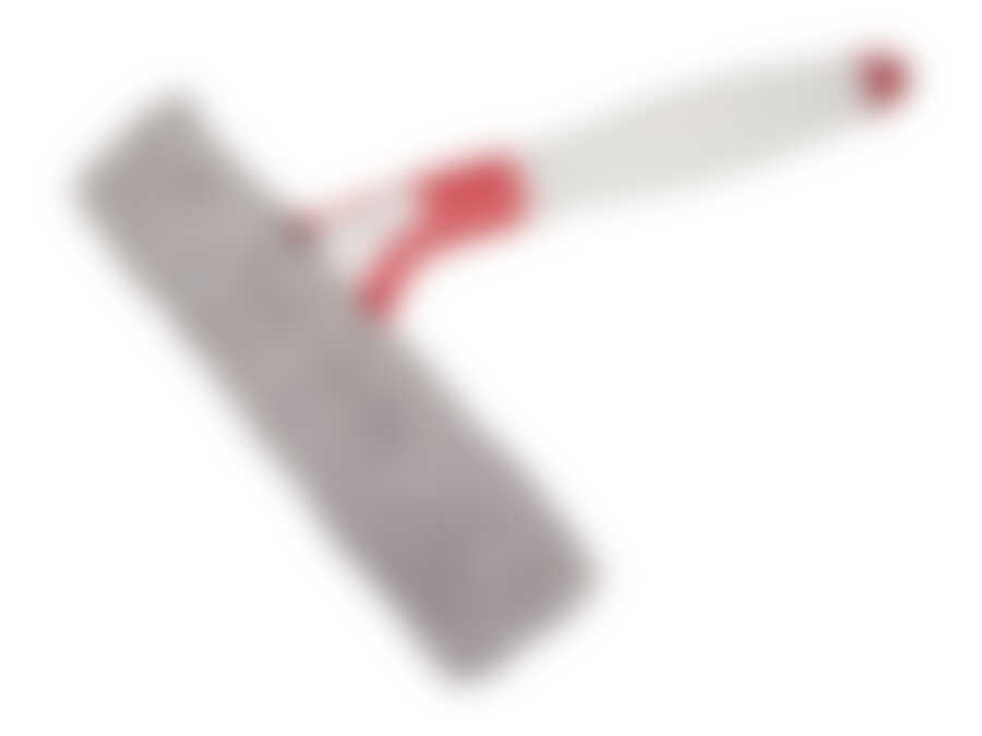 ЩЕТКА 2-ХСТОРОННЯЯ ДЛЯ МЫТЬЯ ОКОН С ПУЛЬВЕРИЗАТОРОМ,  РЕЗИНКОЙ 26 СМ И МИКРОФИБРОЙ 28 СМ. (КОР=48ШТ.