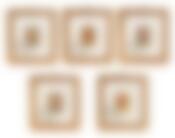 Панно "ЦВЕТЫ" 3*4/11*12 см, 5 видов в ассортименте