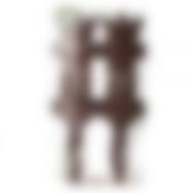 Ограждение декоративное ЛИЛИЯ (1,1*0,24 м) цв.коричневый