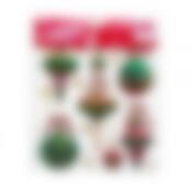 Набор декоративных 3d стикеров новогодние украшения 20х24см