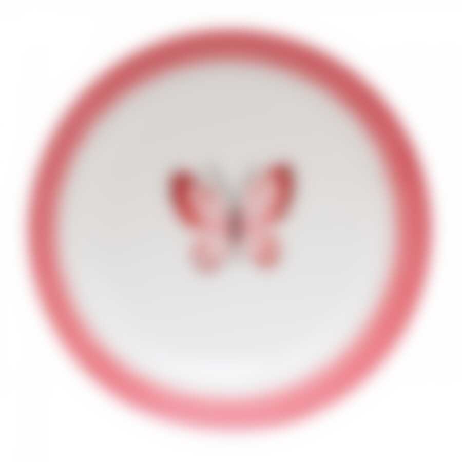 Тарелка столовая мелкая Fioretta Summer Joy Red, D=24 см