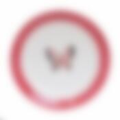 Тарелка закусочная (десертная) Fioretta Summer Joy Red, D=19 см