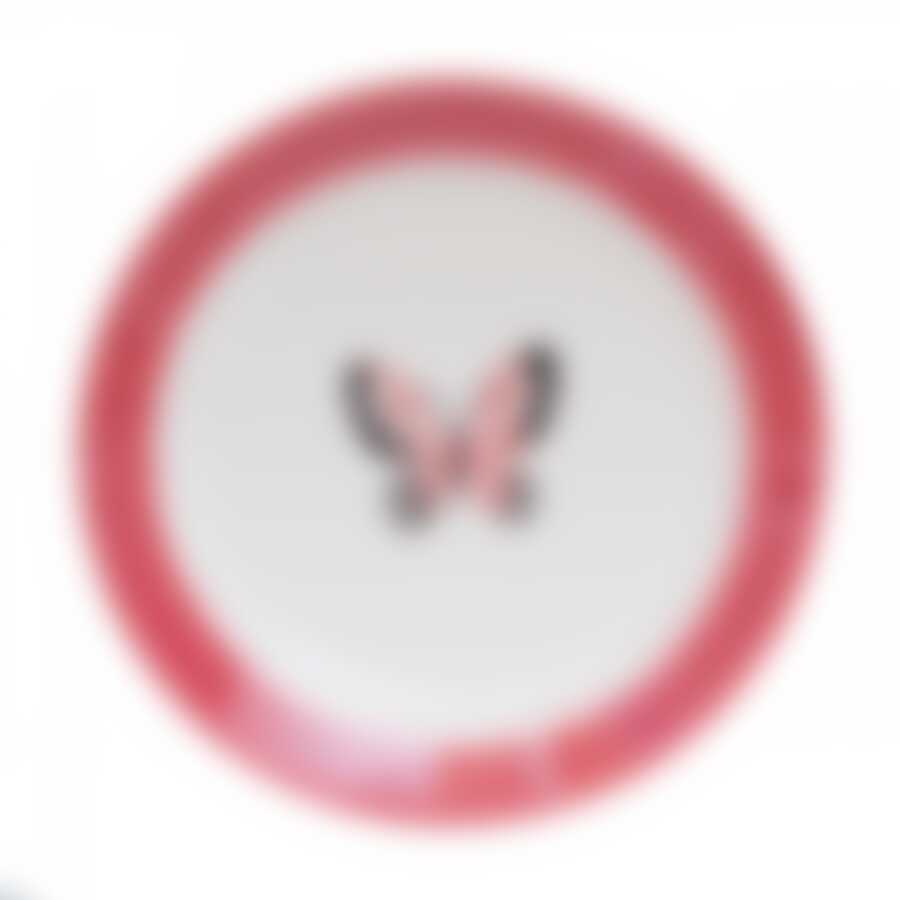 Тарелка закусочная (десертная) Fioretta Summer Joy Red, D=19 см