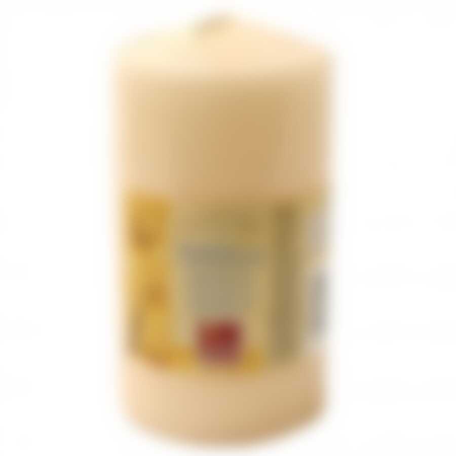 Свеча АРОМА СТОЛБИК 8/15см Ванильный пирог (65ч)