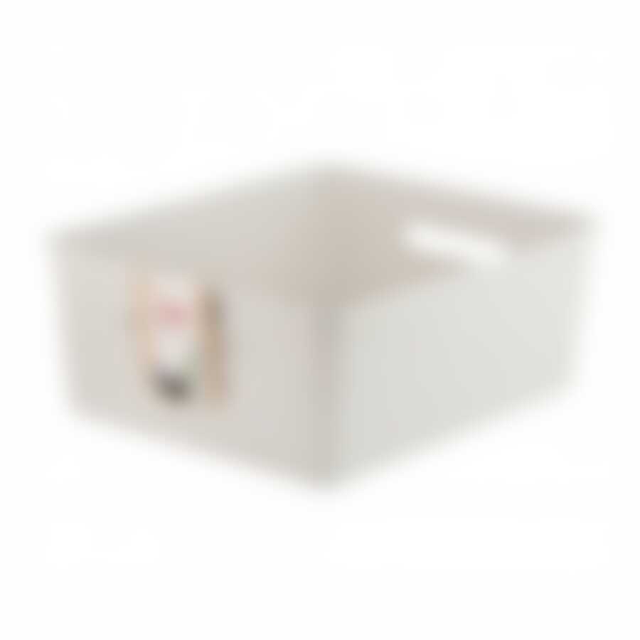 Корзина универсальная Curver "My Style", цвет: кремовый, 13 л