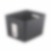 Коробка для хранения Curver "My Style", цвет: темно-коричневый, 18 л