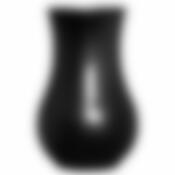 Ваза флэши колорс черная 20см