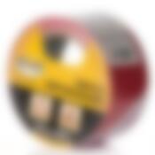 Лента сигнальная AVIORA бело-красная, 50 мм * 100 м