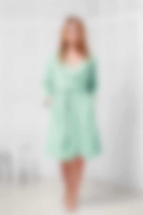 Халат женский Funny Bunny Casual, милано, мята 3XL (54)