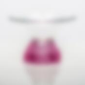 Ваза для фруктов Crystalite Bohemia Rose Frost, H=25,5 см c розовым основанием (72R68)