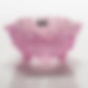 Подсвечник Crystalite Bohemia Rose Frost, D=16,5 см с розовым основанием