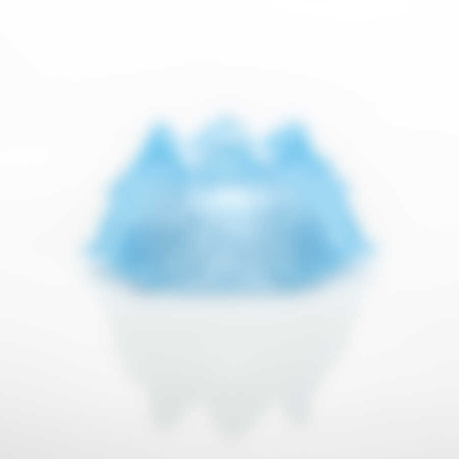 Подсвечник Crystalite Bohemia Rose Frost, D=16,5 см голубой